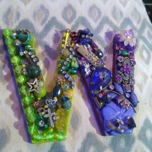 Colorful Decorative Letter W